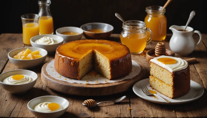 gateau au yaourt au miel