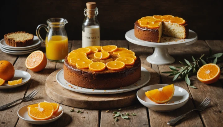 gateau à l'orange avec huile