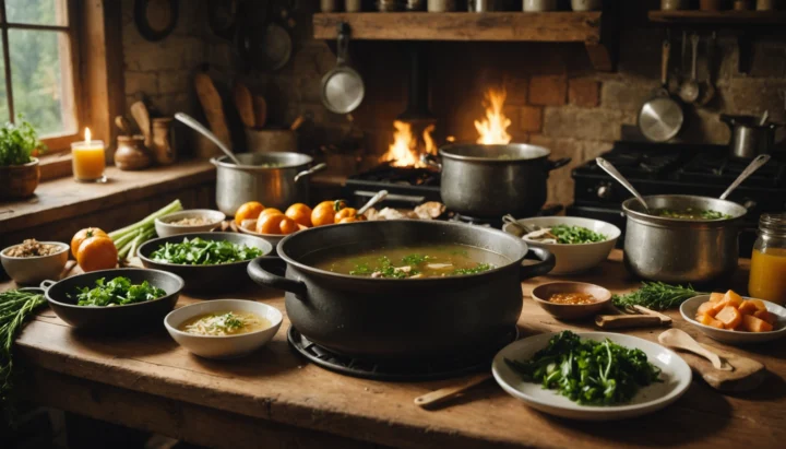 bouillon d'os recette grand mere